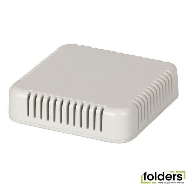 Grey Vented ABS Enclosure 80 x 80 x 20mm (HB6118) Carousel 1