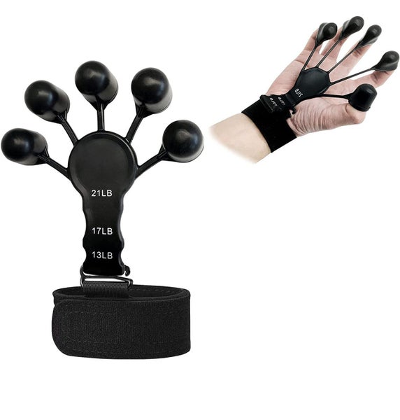 3 Resistant Level Finger Exerciser Finger Strengthener Carousel 1