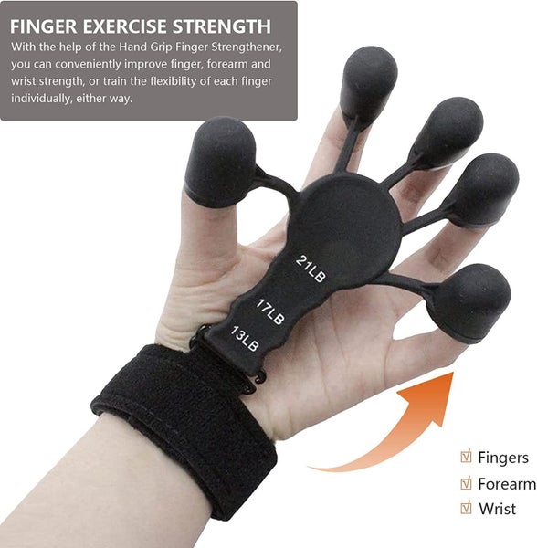 3 Resistant Level Finger Exerciser Finger Strengthener Carousel 2