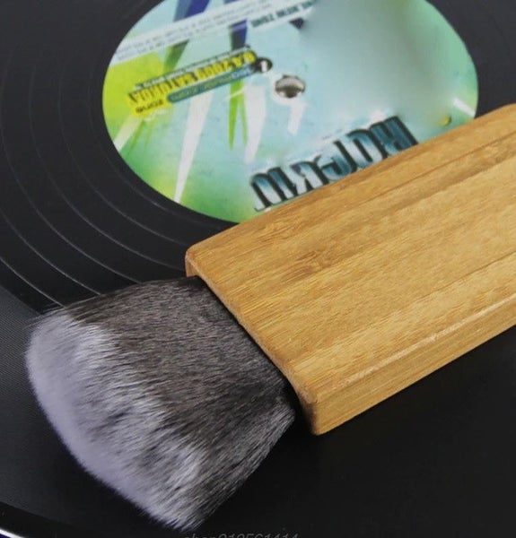 Bamboo Light Weight LP Record Cleaning Brush Carousel 1