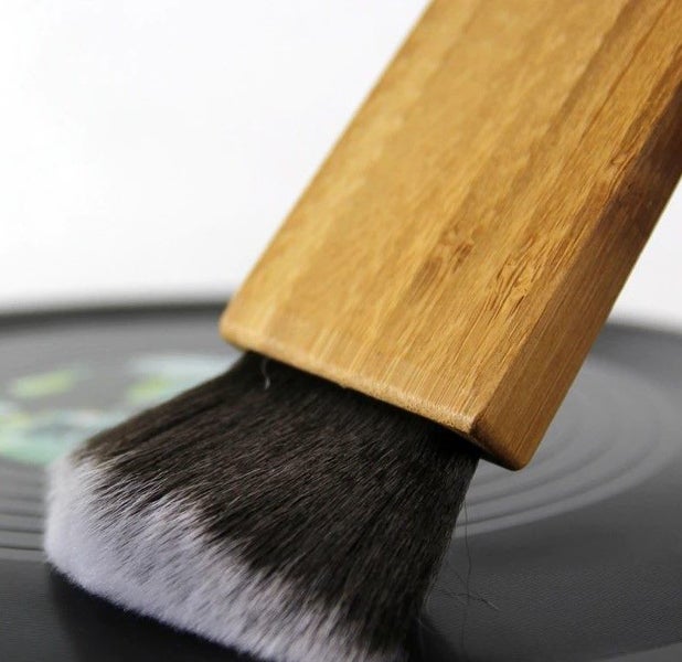 Bamboo Light Weight LP Record Cleaning Brush Carousel 2