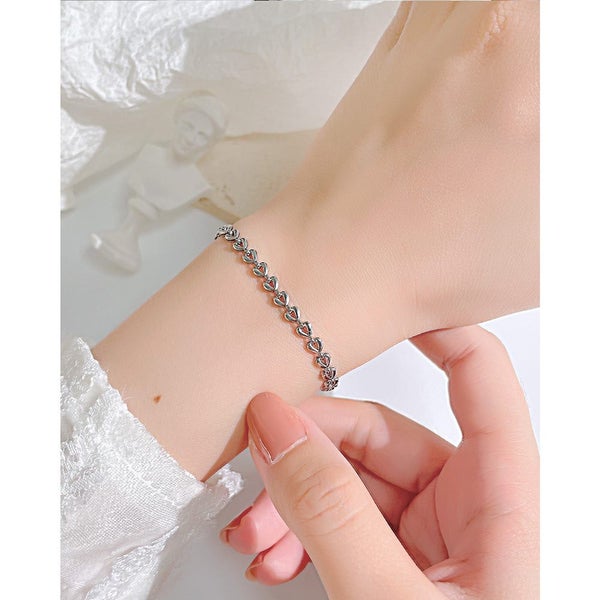 Heart Chain Bracelet Stainless Steel Bracelet Carousel 2