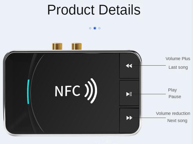 NFC5.0 Bluetooth audio receiver Carousel 2