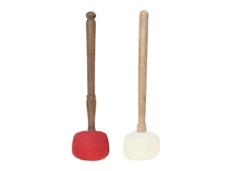 Tibetan Buddhist Meditation Singing Bowl Wool Felt Hammer Carousel 1