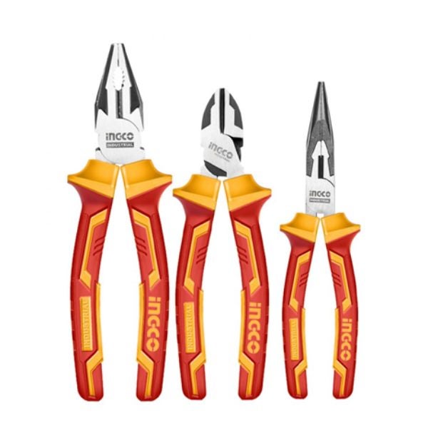 Insulated pliers set 3 Pcs Ingco Carousel 1