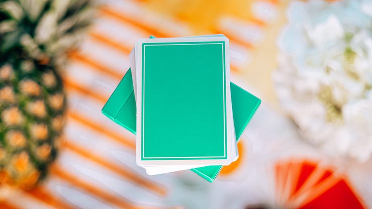 Summer NOC Pro Sunrise (Teal) Playing Cards Carousel 2