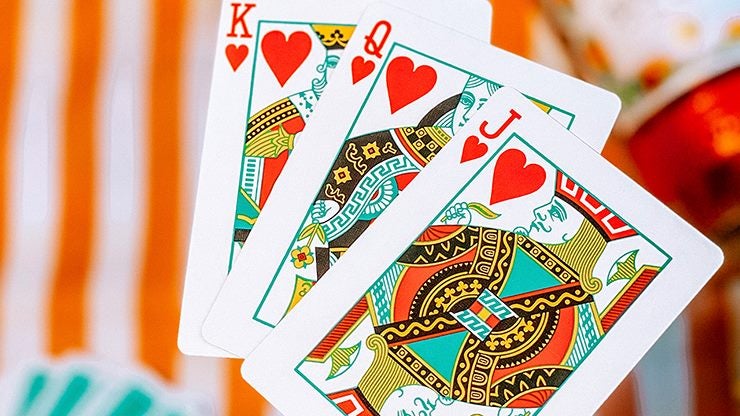 Summer NOC Pro Sunrise (Teal) Playing Cards Carousel 6