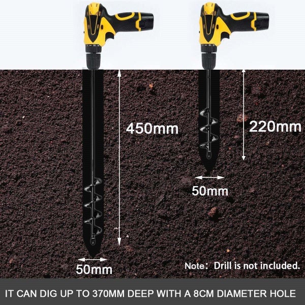 Garden Auger Post Hole Digger Carousel 4