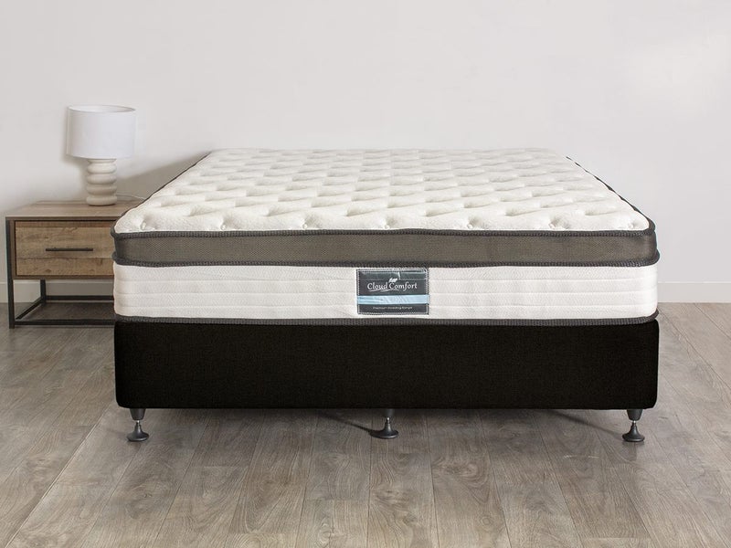 NZ MADE - Queen bed base black Carousel 2
