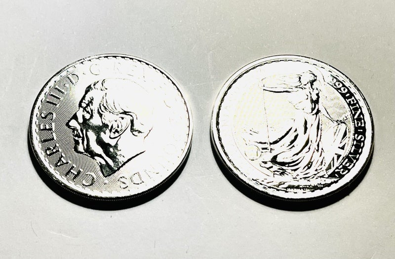 Brand New 1oz UK Britannia .999 Silver BU Coin (Random Years) Carousel 2