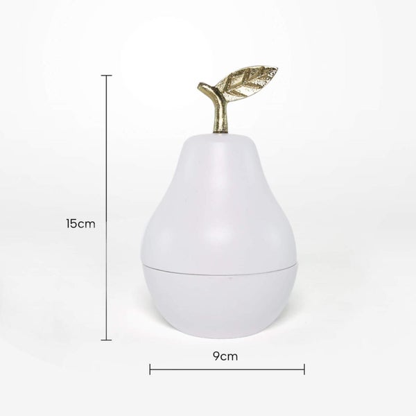 Rayell Decor Eve Cream Home Decor Jewellery Trinket Key Storage Box 9x15x9cm Carousel 2