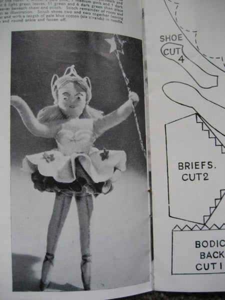 FELT Soft Toy SEWING PATTERN BOOK Humpty Dumpty Dog Mouse Ballet Fairy Doll Carousel 2