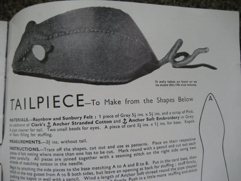 FELT Soft Toy SEWING PATTERN BOOK Humpty Dumpty Dog Mouse Ballet Fairy Doll Carousel 5