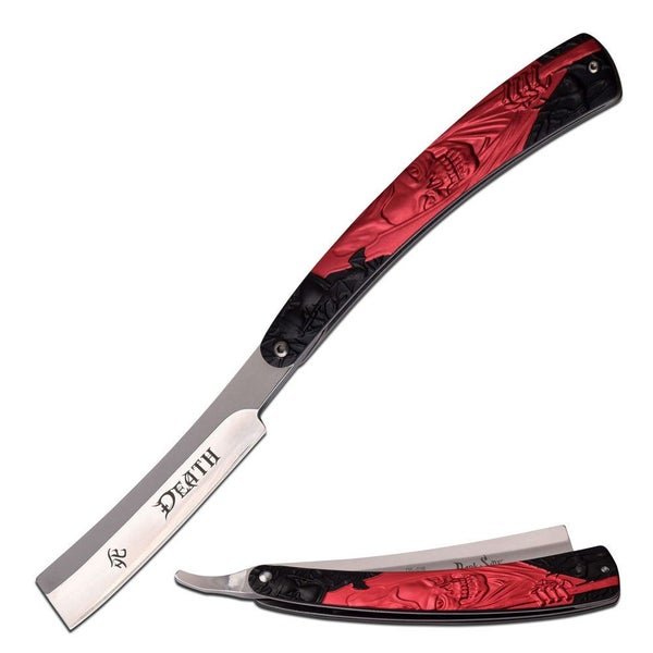 Dark Side Folding Razor - Black and Red Carousel 1