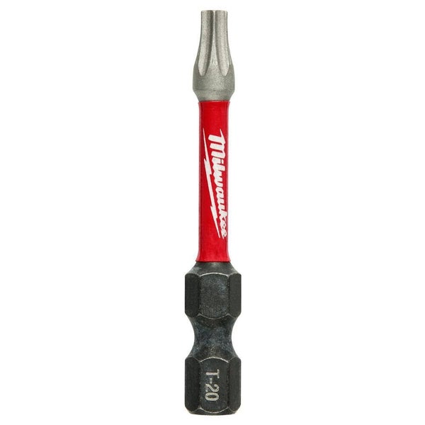 Milwaukee 48324984 SHOCKWAVE 2 in. T20 Torx Alloy Steel Screw Driver Bits Set Carousel 9