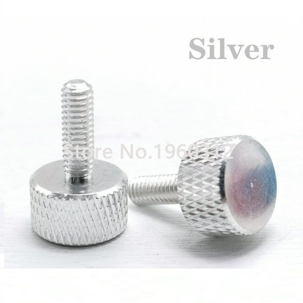 5pcs/lot M3 M4*6/8/10/12/16 colourful aluminum knurled hand tighten Carousel 1