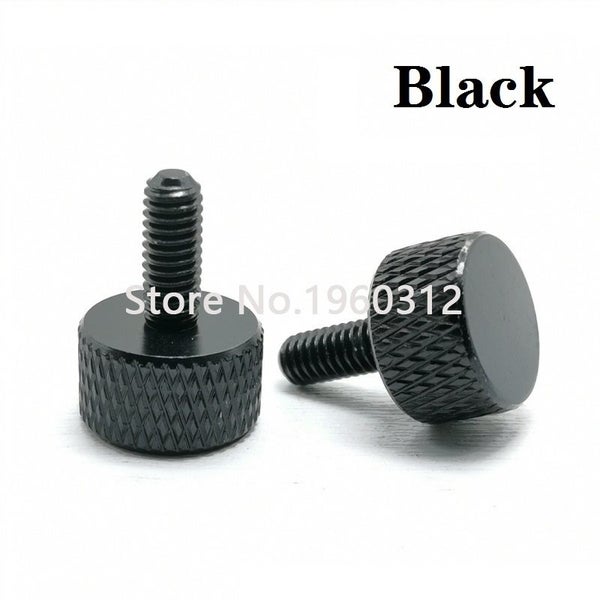 5pcs/lot M3 M4*6/8/10/12/16 colourful aluminum knurled hand tighten Carousel 6