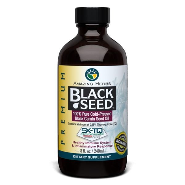 Black Seed Oil (100% Pure Cold-Pressed Black Cumin) - 240ml Carousel 1