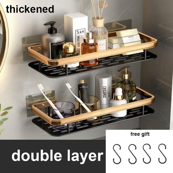 VILOYI Space Aluminum Bathroom Shelves Shower Caddy Corner Shelf No Carousel 1