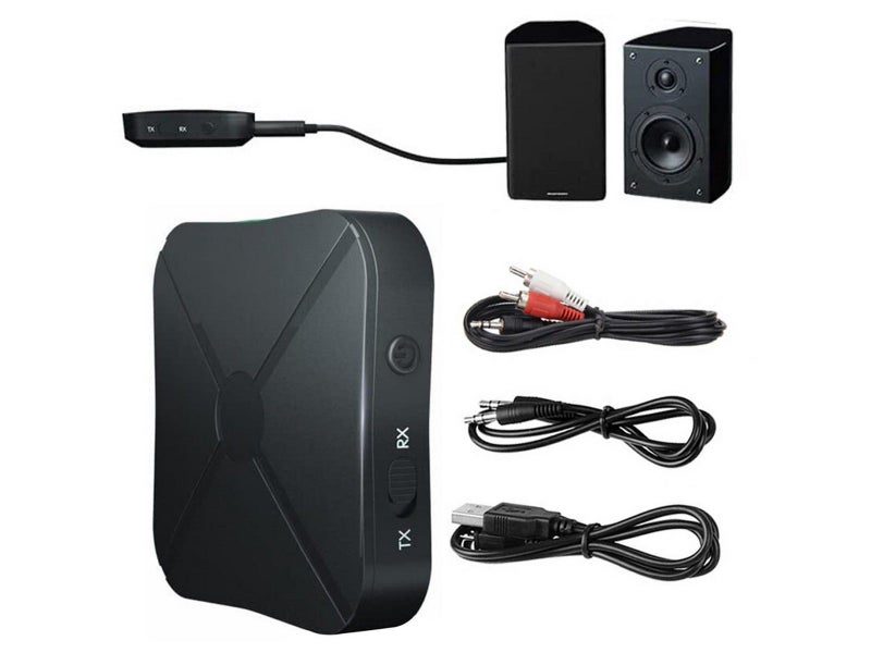 1 X 2-in-1 Bluetooth 5.0 Wireless Audio Transmitter Receiver Adapter for TV PC Carousel 1