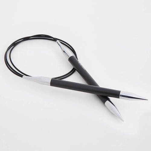 Knitpro Karbonz Fixed Circular Knitting Needles - 80cm 5.50mm Carousel 1
