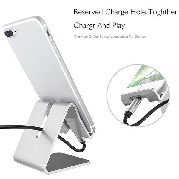 Universal Phone Desk Holders Aluminum Table Mobile Phone Holders Anti Carousel 7