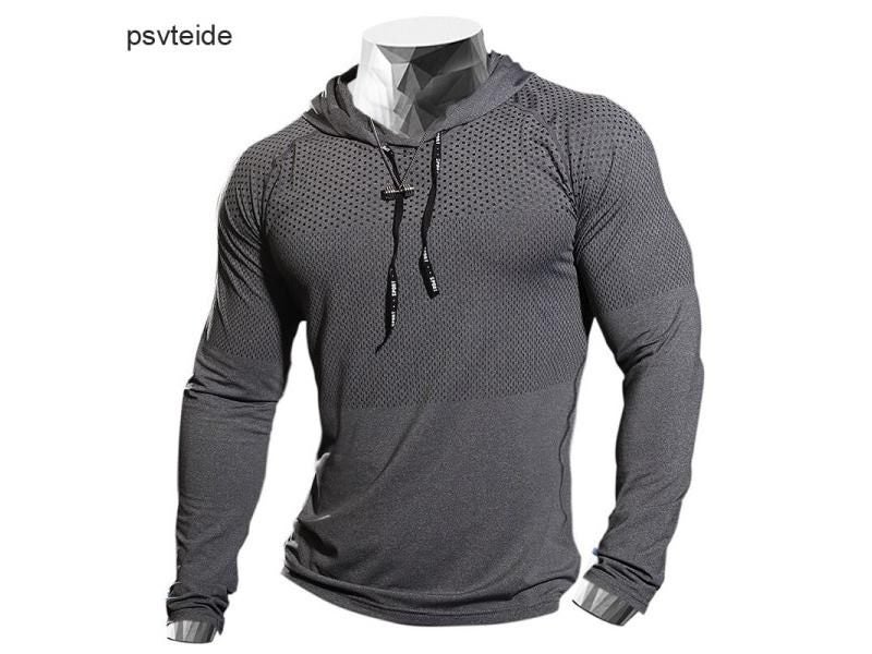 Sports Jacket Training Hoodie Workout Jackets Men Quick Dry Track Jacket Carousel 2
