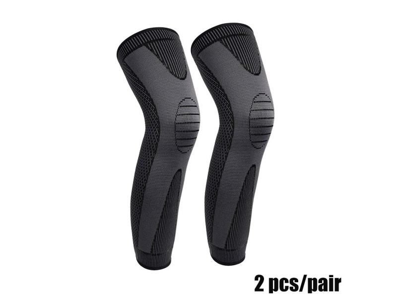 Gym Sports Full Leg Compression Sleeves Knee Braces Support Protector Pads Carousel 1