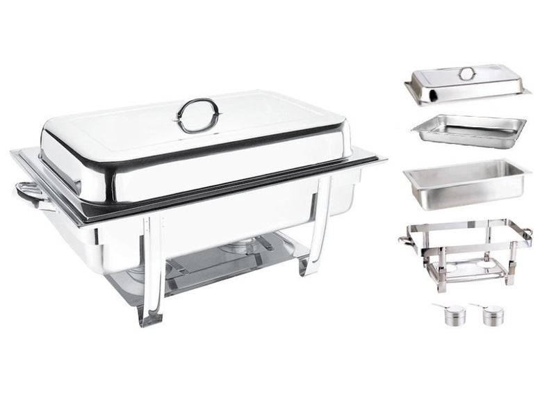 CHAFING DISH BUFFET FOOD WARMER 8.5L SET Carousel 2