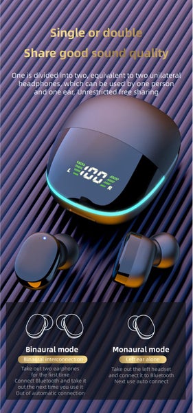 Xedian Clamshell Bluetooth Ear Buds Carousel 1