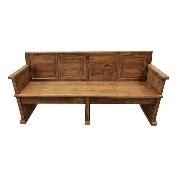 Rembrandt Old Pine Church Pew CF8148 Carousel 2