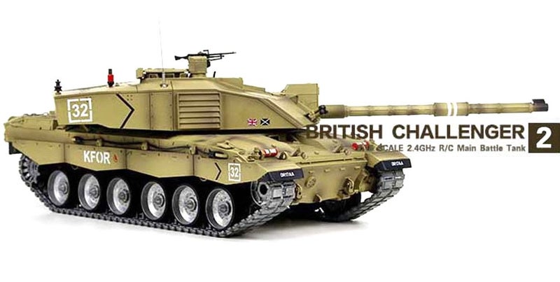 Heng Long 3908-1-Pro 1/16 British Challenger 2 RC Battle Tank with Metal Gear... Carousel 1