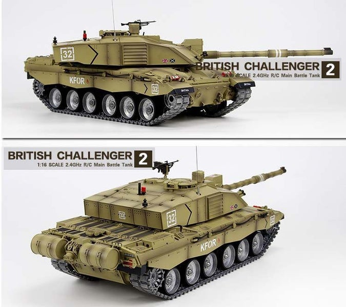 Heng Long 3908-1-Pro 1/16 British Challenger 2 RC Battle Tank with Metal Gear... Carousel 2