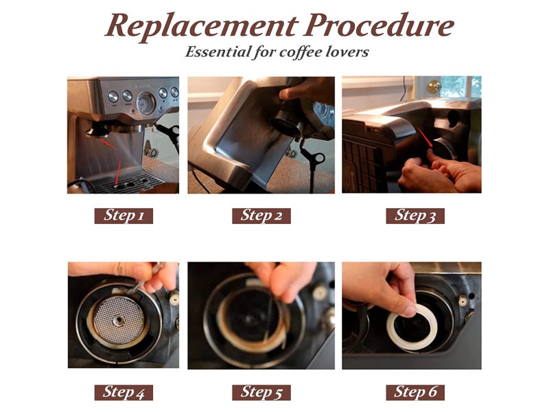 Breville Group Shower Head Steam Ring 54mm, Seal Ring Replacement Carousel 3