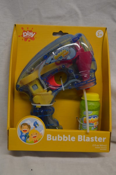 Play Studio Light Up Bubble Blaster With 60ml Bubble Solution Carousel 1
