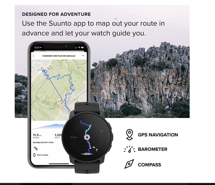 Suunto 9 Peak Sports Watch - Black, Made in Finland - NEW!! ONE YEAR WARRANTY! Carousel 4