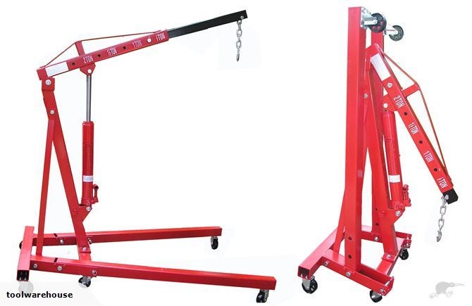 ENGINE HOIST *2 TON H.DUTY FOLDABLE * ENGINE CRANE Carousel 1