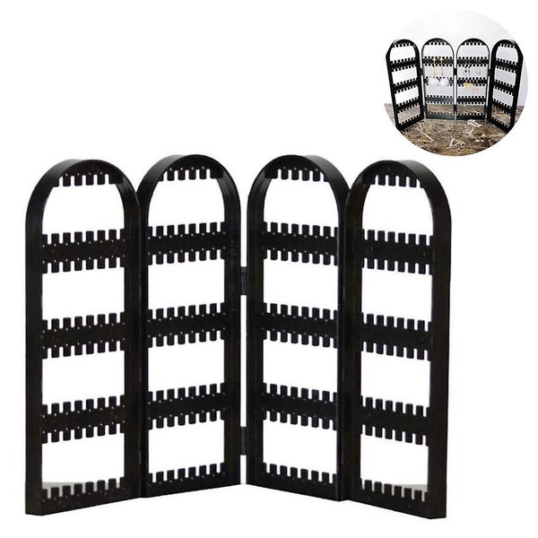 Earring Holder Folding Stand Ear Stud Display Screen Stand Jewelry Organizer Carousel 2