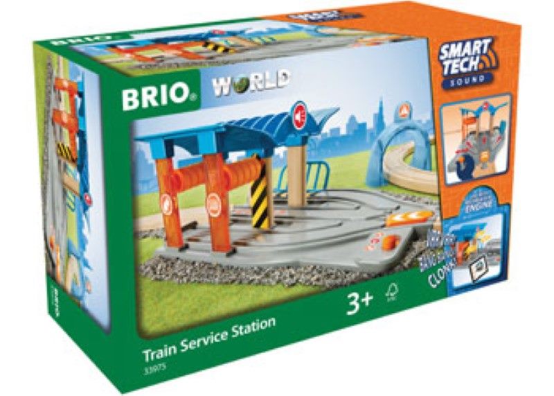 BRIO Smart Tech Sound - Train Service Station 2pc Carousel 1