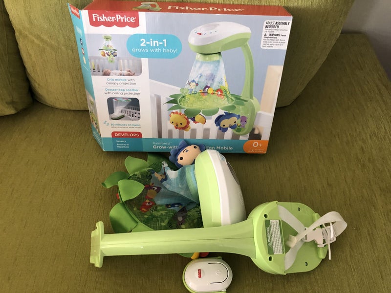 Fisher-Price Rainforest Grow-with-Me Projection Mobile Carousel 1