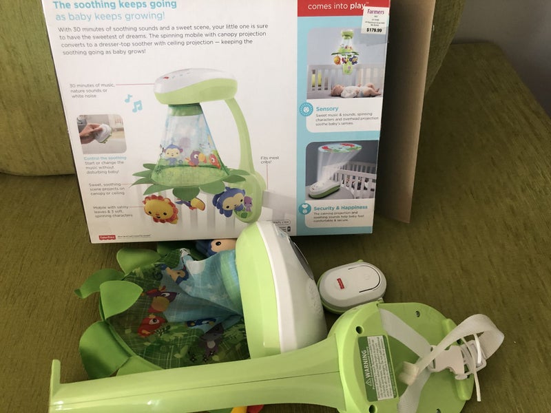 Fisher-Price Rainforest Grow-with-Me Projection Mobile Carousel 2