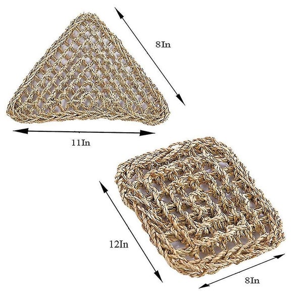 2 Pack Bearded Dragon Hammock, Reptile Climbing Decor, Lizard Lounger Carousel 2