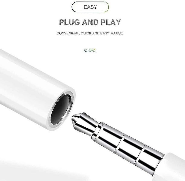 2 Pack-apple Lightning To 3.5 Mm Headphone Jack Adapter Connector Aux Audio Earp Carousel 3
