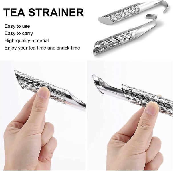 2 Pcs Tea Strainer, Tea Infuser For Loose Tea, Stainless Steel Tea Diffuser, Ext Carousel 2