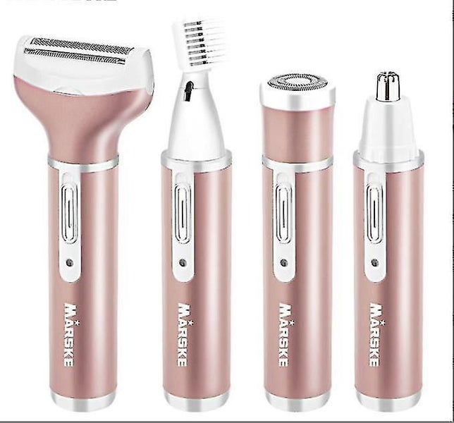4 In 1 Women Electric Shaver Rechargeable Waterproof Razor Painless Epilator Bod Carousel 1