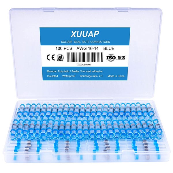 100PCS Solder Seal Wire Connectors AWG 16-14 Sale Sale Carousel 1
