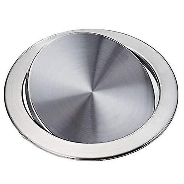 Built-in Type Built-in Stainless Steel Trash Can Flap Lid Swing Balance Flap Lid Carousel 1
