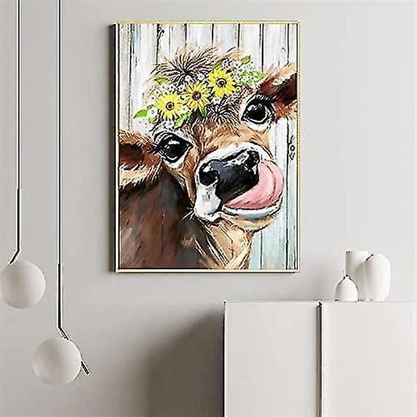 Cow Diamond Painting For Adults,cow Diamond Art Kits,12x16 Inch Cow Diamond Pain Carousel 2