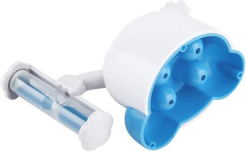 Children's Cartoon Animal Hourglass Timer 3 Minutes Toothbrush Holder (blue) Carousel 2