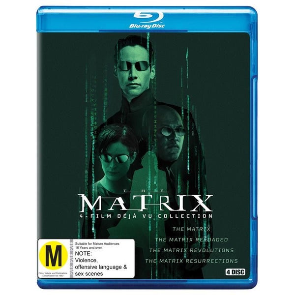 The Matrix 4 Film Collection (Blu-ray) - New!!! Carousel 1
